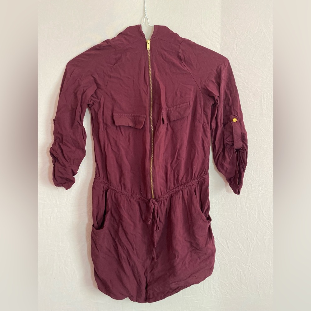 Burgundy Romper